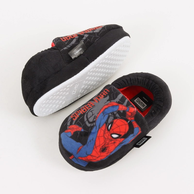 PANTUFLA NIÑO WEBB SWING SPIDERMAN NEGRO MARVEL - 4