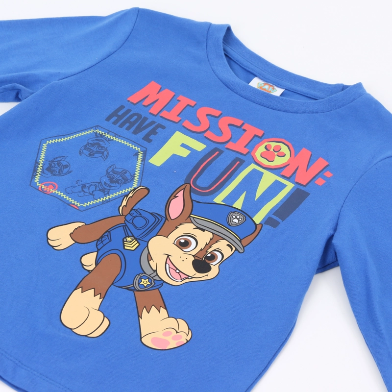 PIJAMA MANGA LARGA NIÑO MISSION FUN CHASE AZUL PAW PATROL - 3