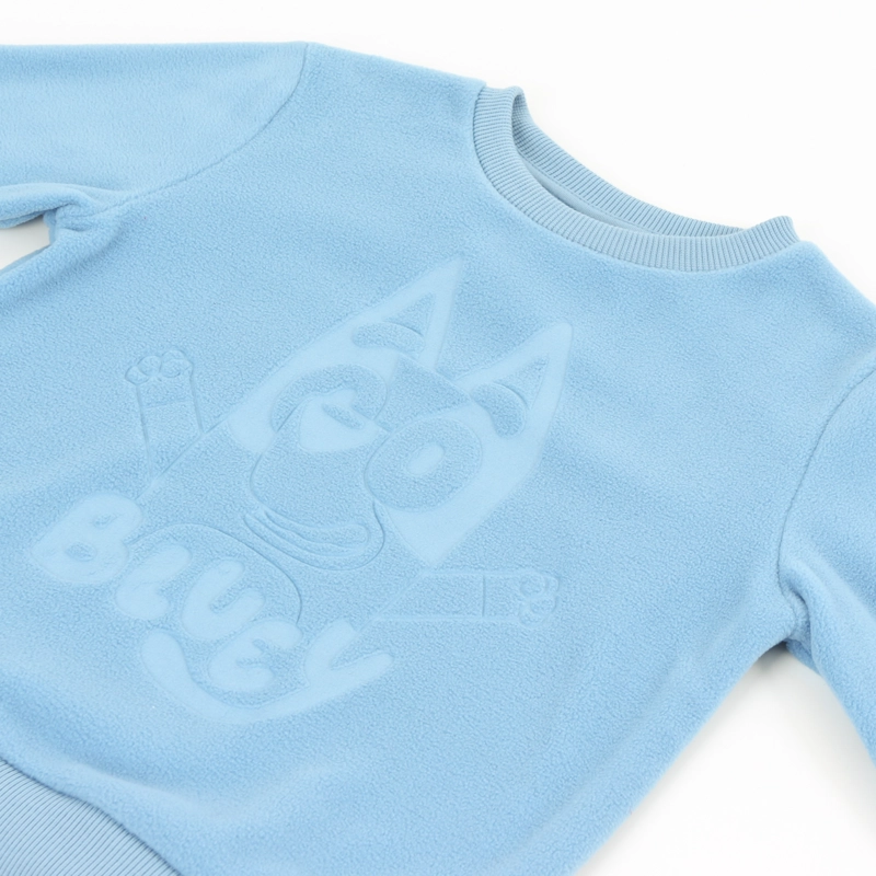 POLAR NIÑO DISEÑO FRONTAL AZUL BLUEY - 3