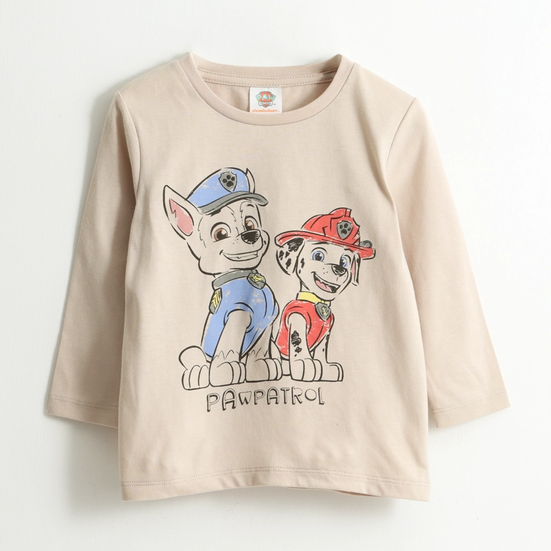 POLERA MANGA LARGA NIÑO CHASE & MARSHALL GRIS PAW PATROL - 1