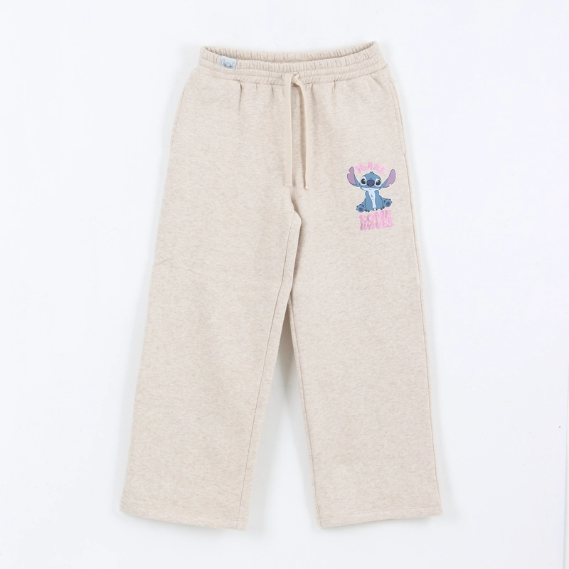 PANTALON DE BUZO NIÑA FLARE LILO & STITCH ROSADO DISNEY - 1