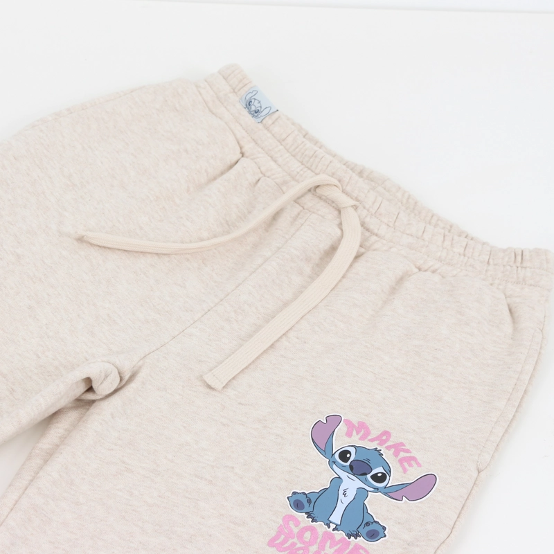 PANTALON DE BUZO NIÑA FLARE LILO & STITCH ROSADO DISNEY - 3