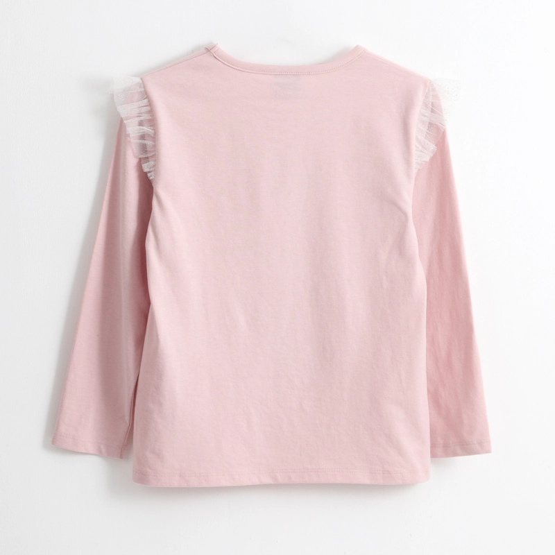 POLERA MANGA LARGA NIÑA VUELOS MINNIE GUIÑO ROSADO DISNEY - 2