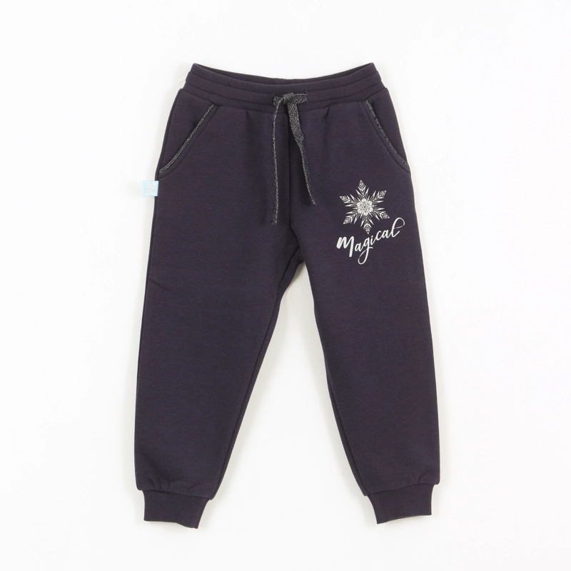 PANTALON DE BUZO NIÑA FROZEN AZUL MARINO DISNEY - 1