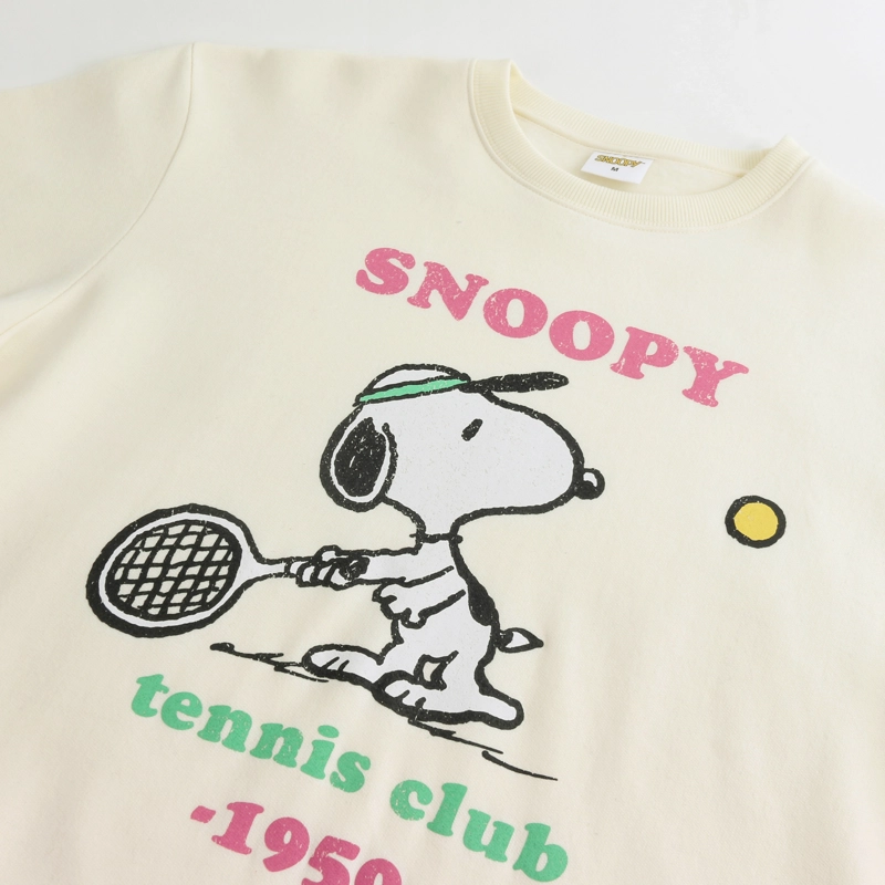 POLERON CERRADO MUJER TENIS BLANCO SNOOPY - 5