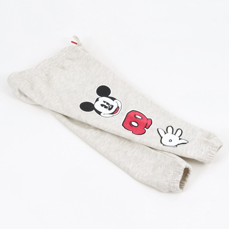 PANTALON DE BUZO NIÑO DISEÑO LATERAL MICKEY GRIS DISNEY - 4