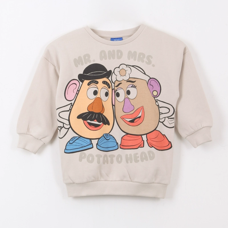 POLERON CERRADO NIÑA MR & MRS POTATO TOY STORY BEIGE DISNEY - 2