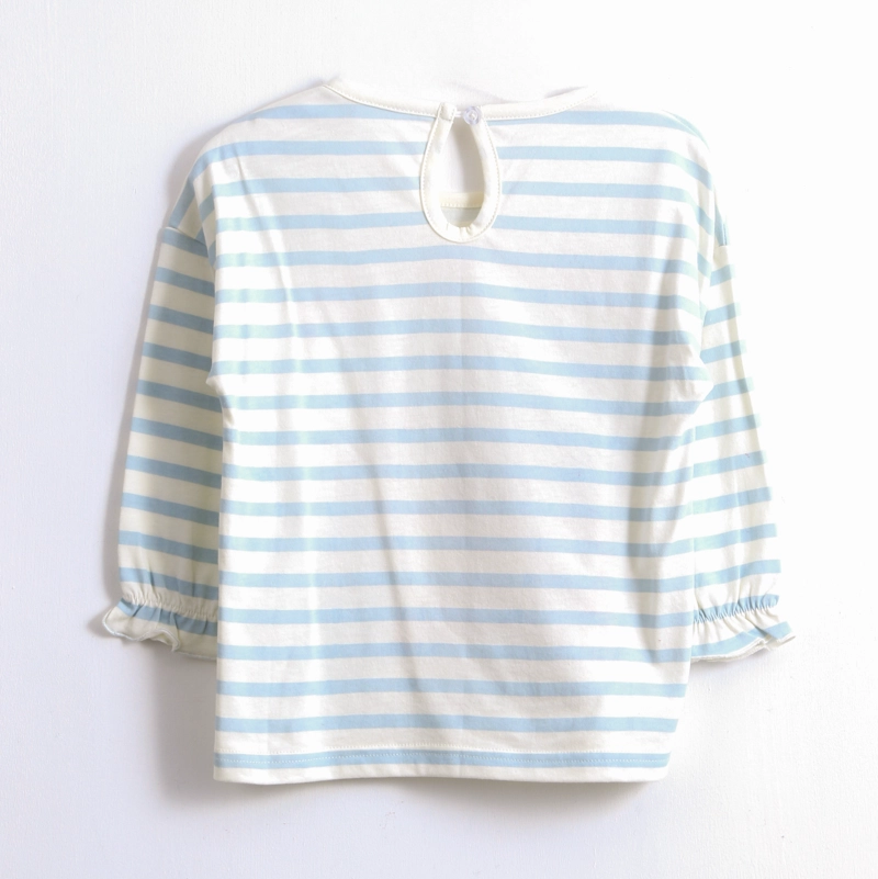 POLERA MANGA LARGA NIÑA RAYAS FAMILY BLANCO BLUEY - 2