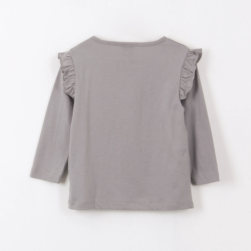 POLERA MANGA LARGA NIÑA VUELOS MINNIE MOUSE GRIS DISNEY - 2