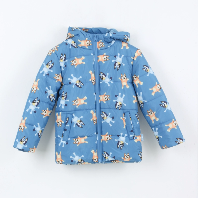PARKA NIÑO FULL PRINT AZUL BINGO & BLUEY - 1