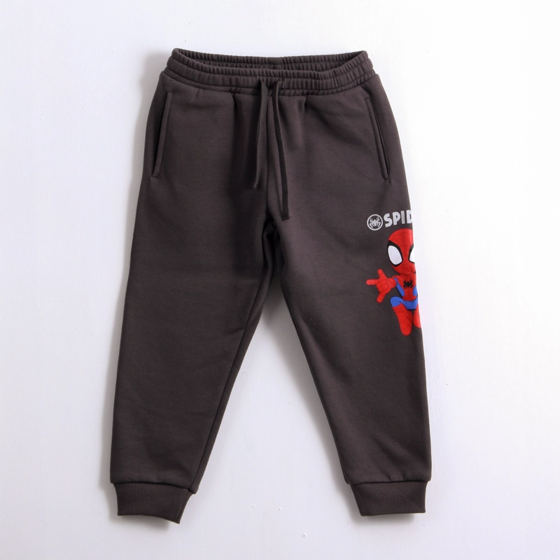 PANTALON DE BUZO NIÑO SPIDEY GRIS MARVEL - 1