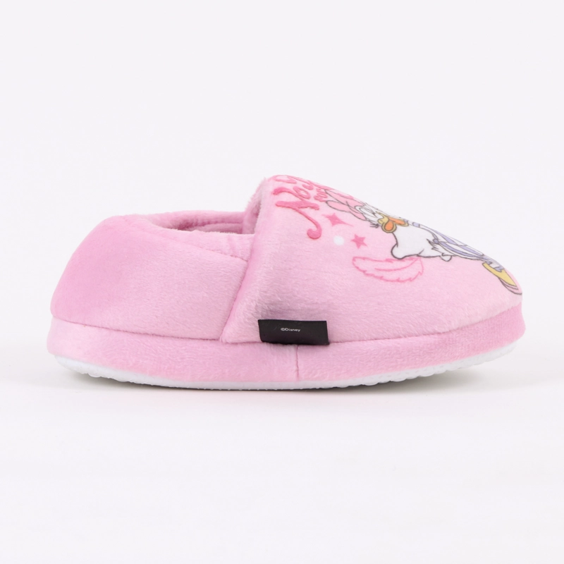 PANTUFLA NIÑA NO TIME FOR SLEEP MINNIE ROSADO DISNEY - 1