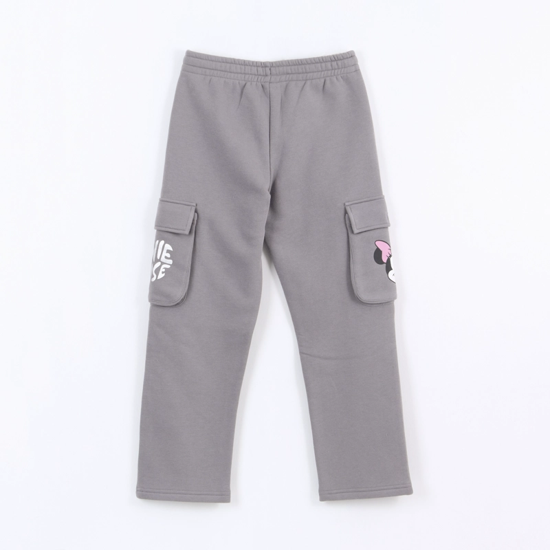 PANTALON DE BUZO NIÑA CARGO MINNIE GRIS DISNEY - 2