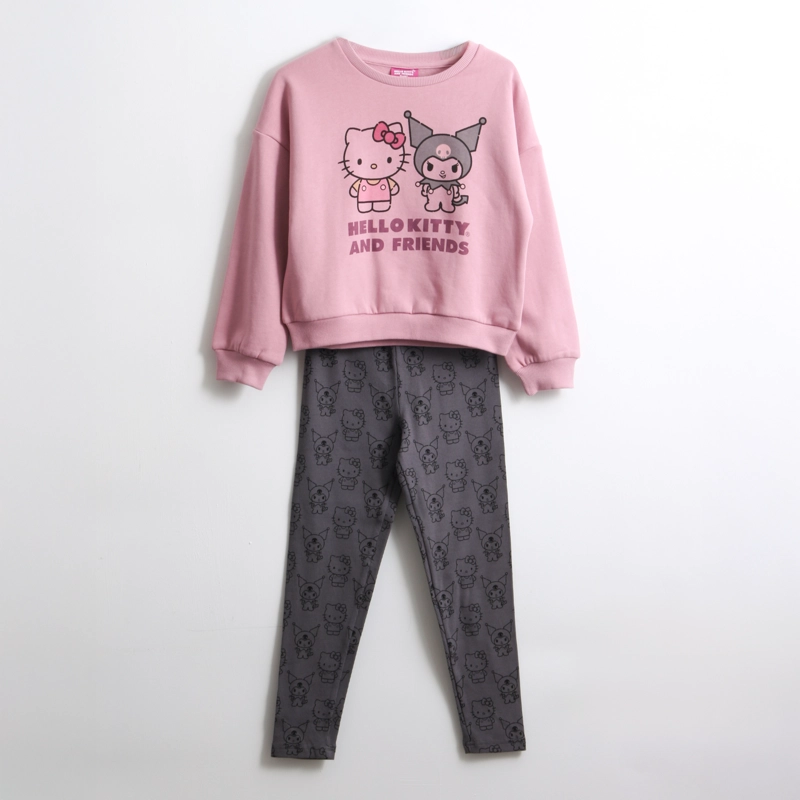 CONJUNTO NIÑA HELLO KITTY & FRIENDS ROSADO HELLO KITTY - 1
