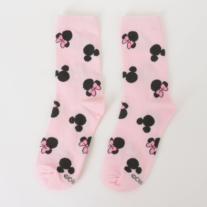 BIPACK CALCETINES NIÑA FULL PRINT MINNIE ROSADO DISNEY - 5