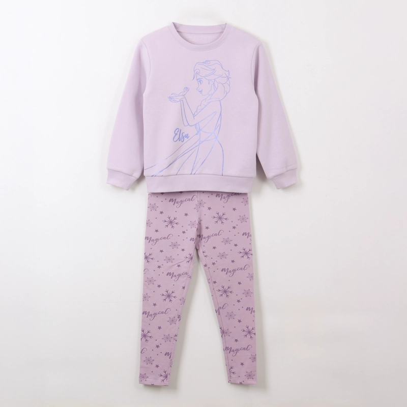 CONJUNTO NIÑA ELSA FROZEN LILA DISNEY - 1