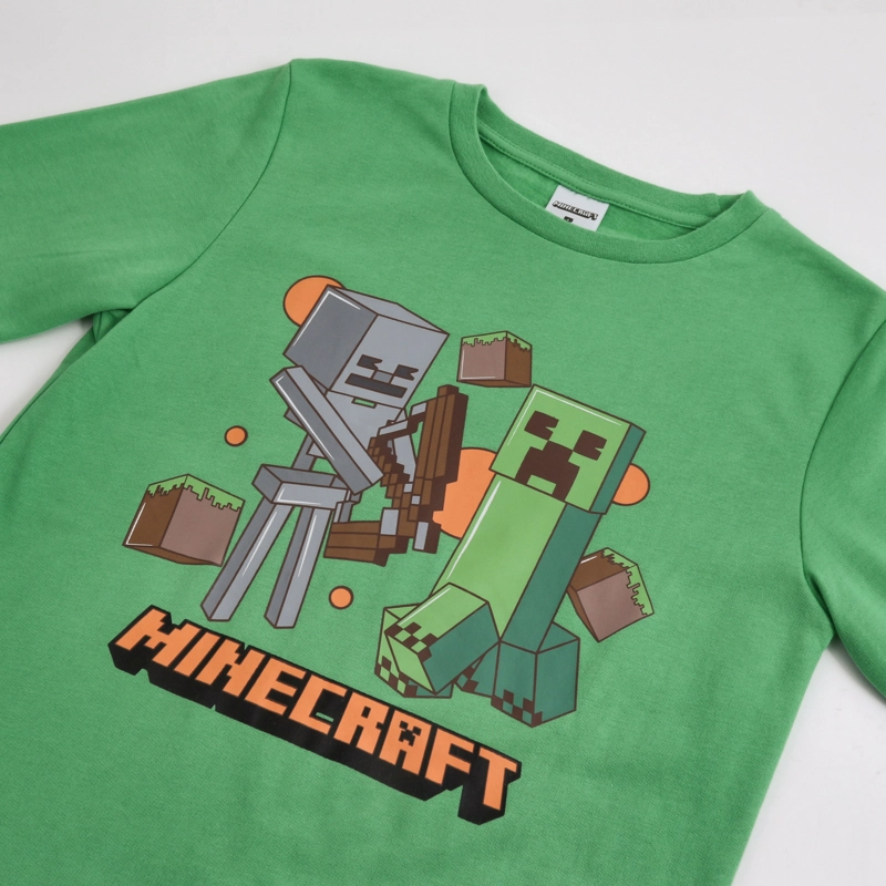 PIJAMA MANGA LARGA NIÑO MOBS VERDE MINECRAFT - 3