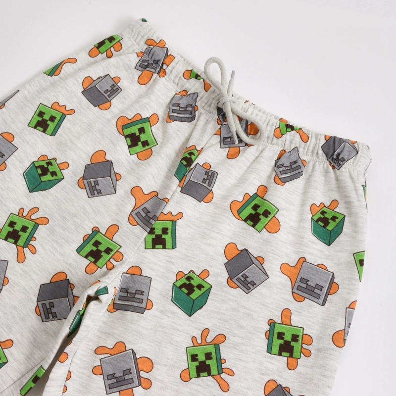 PIJAMA MANGA LARGA NIÑO MOBS VERDE MINECRAFT - 4