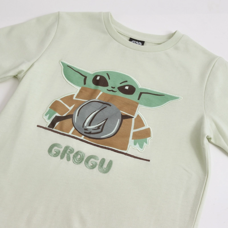 PIJAMA MANGA LARGA NIÑO GROGU VERDE STAR WARS - 3