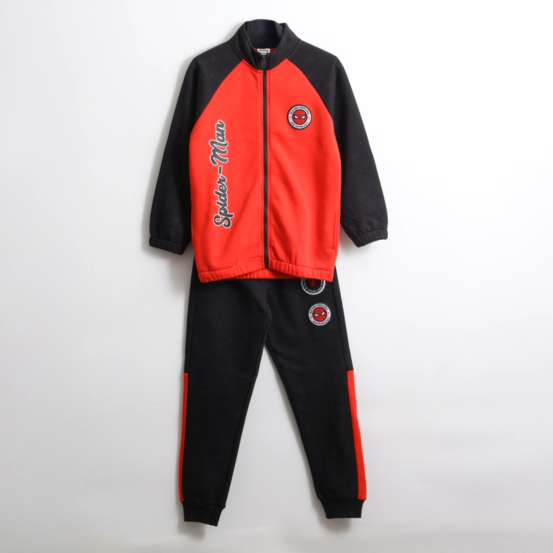 CONJUNTO BUZO NIÑO SPIDERMAN ROJO MARVEL - 1