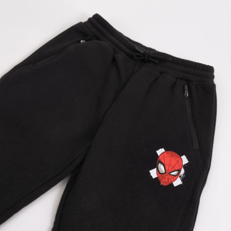 CONJUNTO BUZO NIÑO HOODIE BACK PRINT SPIDERMAN GRIS MARVEL - 4