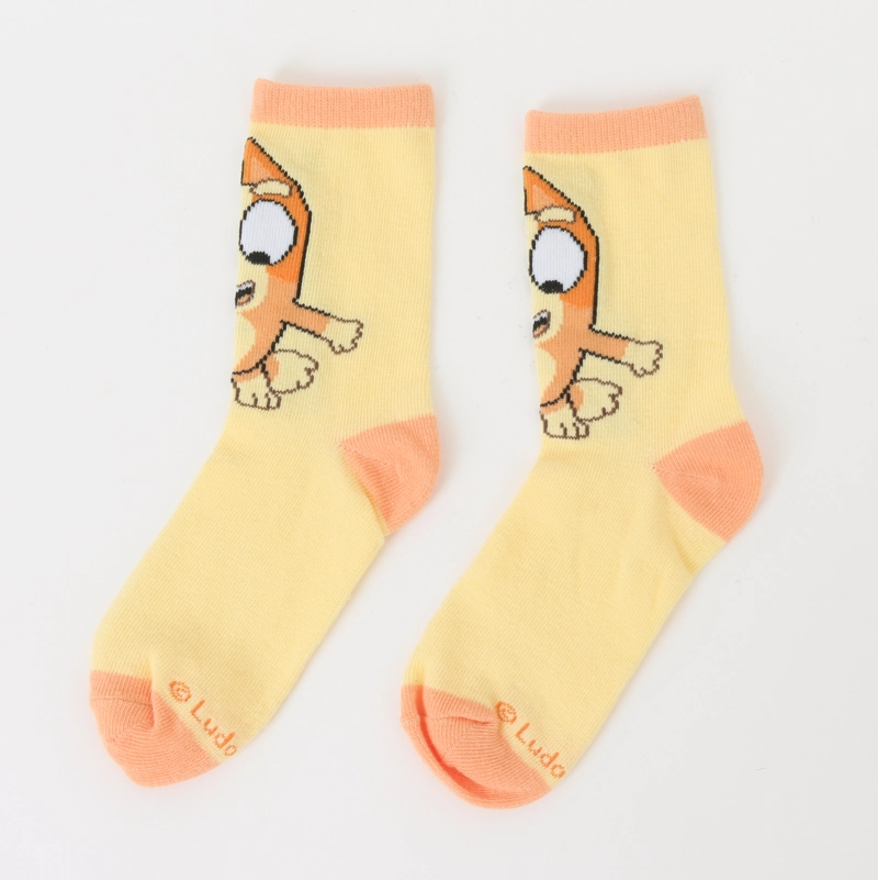 BIPACK CALCETINES NIÑA BAILANDO CELESTE BINGO & BLUEY - 2
