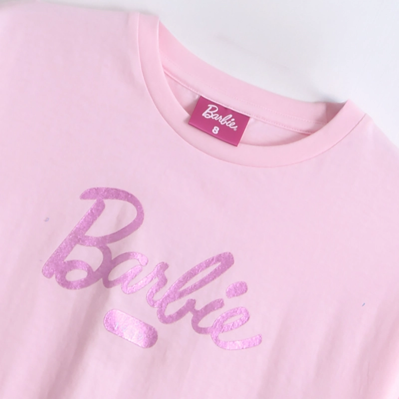 POLERA MANGA LARGA NIÑA LOGO FRONTAL ROSADO BARBIE - 3