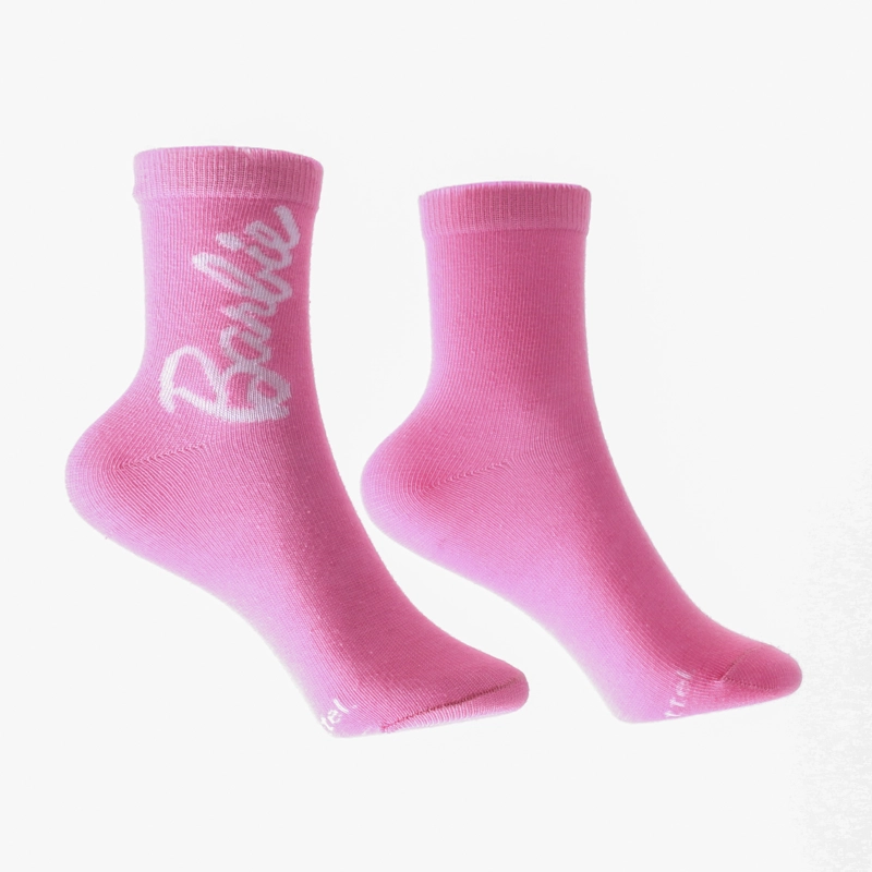 BIPACK CALCETINES NIÑA FULL PRINT ROSADO BARBIE - 5