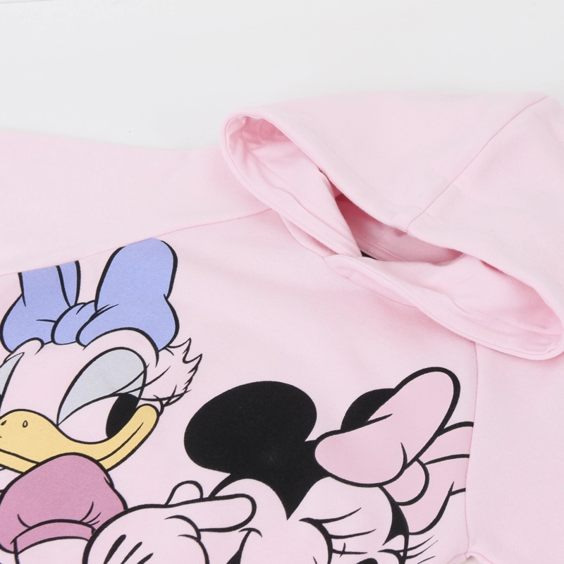 POLERON CERRADO NIÑA HOODIE FRIENDS MINNIE ROSADO DISNEY - 3