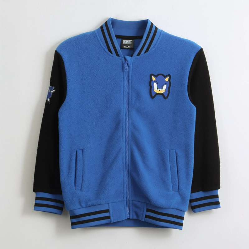 CHAQUETA NIÑO BOMBER COLLEGE AZUL SONIC - 1