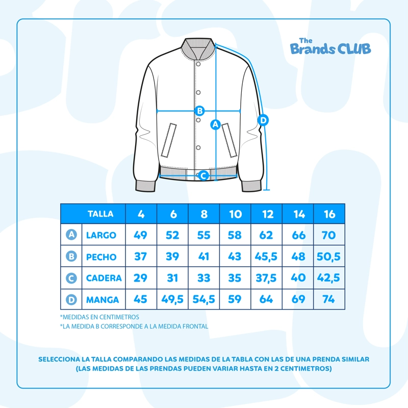 CHAQUETA NIÑO BOMBER COLLEGE AZUL SONIC - 4