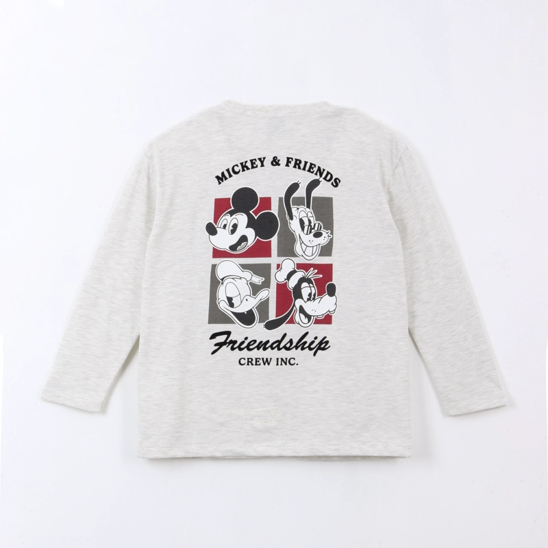 POLERA MANGA LARGA BACK PRINT MICKEY GRIS DISNEY - 2