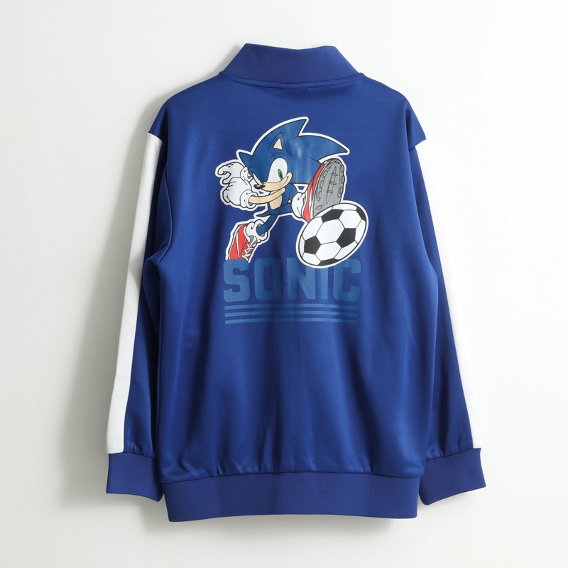 POLERON DEPORTIVO CIERRE NIÑO FUTBOL AZUL SONIC - 2