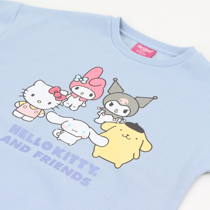POLERON CERRADO NIÑA FRIENDS CELESTE HELLO KITTY - 3