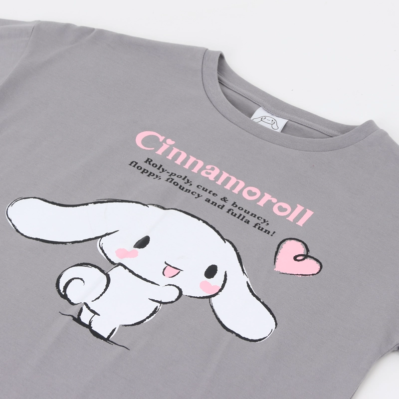 POLERA MANGA LARGA NIÑA CINNAMOROLL GRIS HELLO KITTY - 3