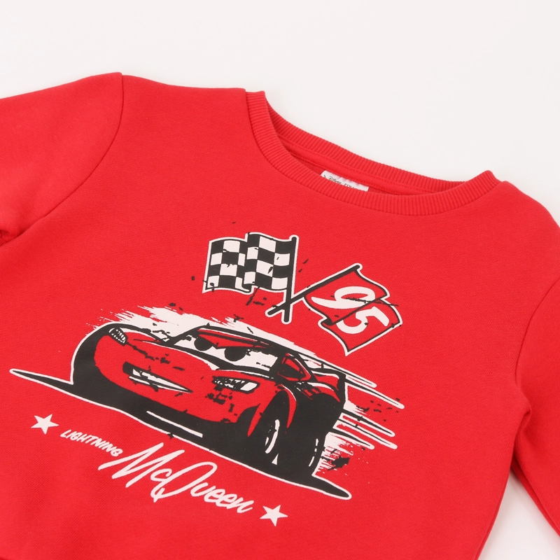 CONJUNTO BUZO NIÑO RAYO MCQUEEN CARS ROJO DISNEY - 3