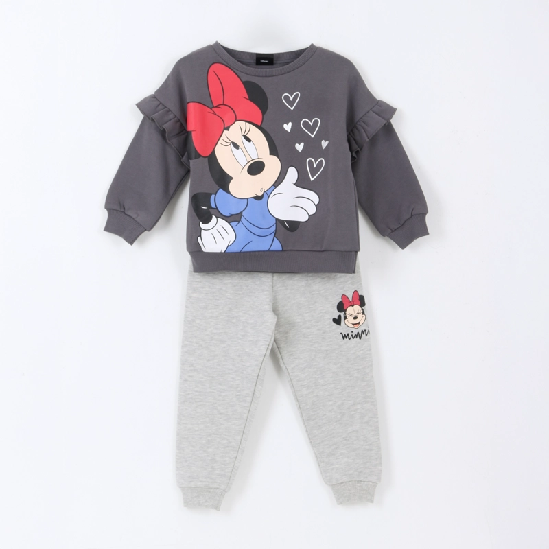 CONJUNTO BUZO NIÑA VUELOS MINNIE GRIS DISNEY - 1