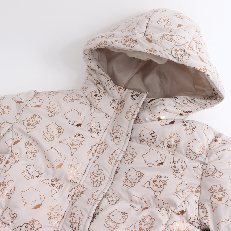 PARKA NIÑA FULL PRINT FRIENDS BEIGE HELLO KITTY - 3