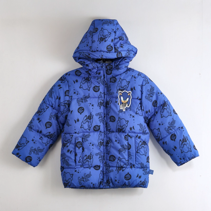 PARKA NIÑO FULL PRINT AZUL SONIC - 1