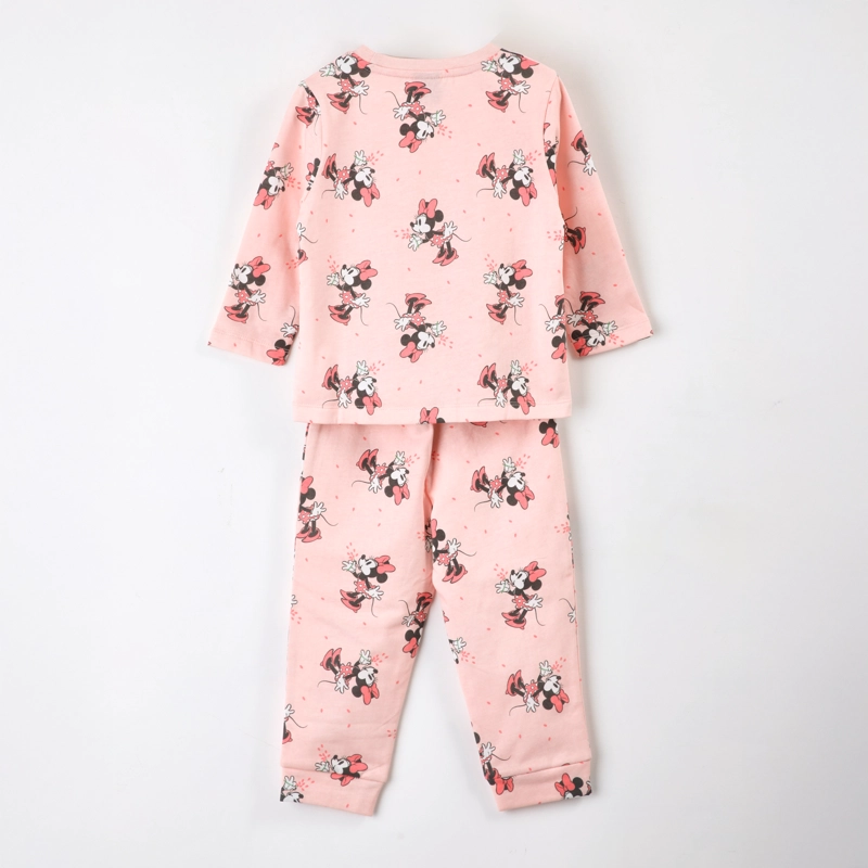 PIJAMA MANGA LARGA NIÑA FULL PRINT MINNIE MOUSE ROSA DISNEY - 2