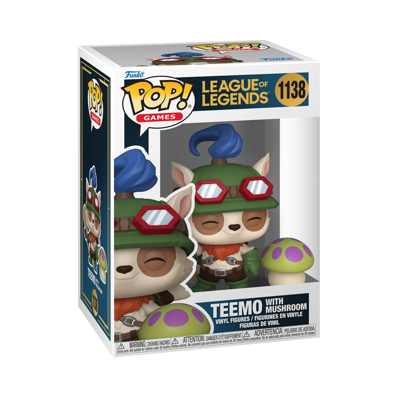FUNKO POP! LEAGUE OF LEGENDS: TEEMO WITH SHROOM #1138 - 2