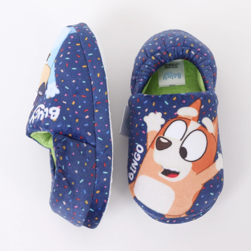 PANTUFLA NIÑO PUNTOS AZUL BINGO & BLUEY - 4