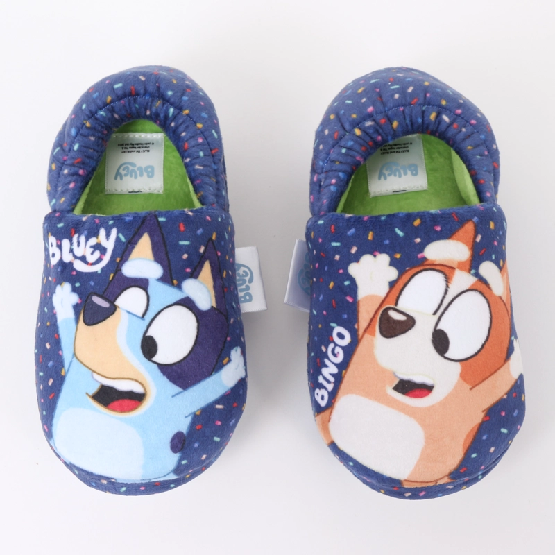 PANTUFLA NIÑO PUNTOS AZUL BINGO & BLUEY - 5