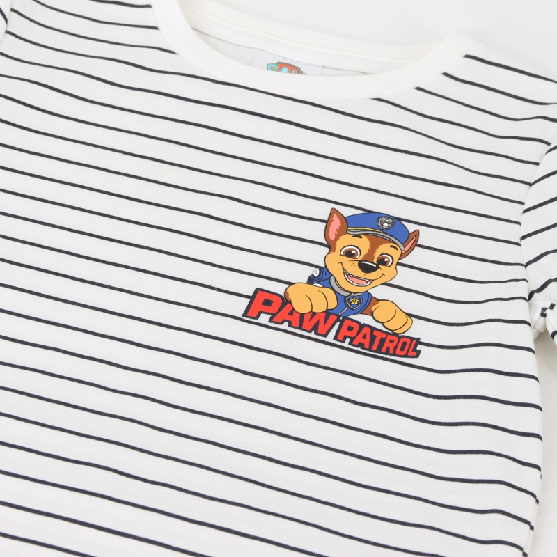 POLERA MANGA LARGA NIÑO RAYAS BLANCO PAW PATROL - 3