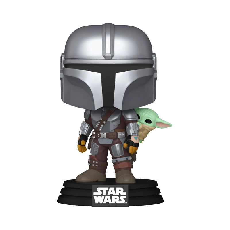 FUNKO POP! THE MANDALORIAN WITH GROGU STAR WARS #818 - 1