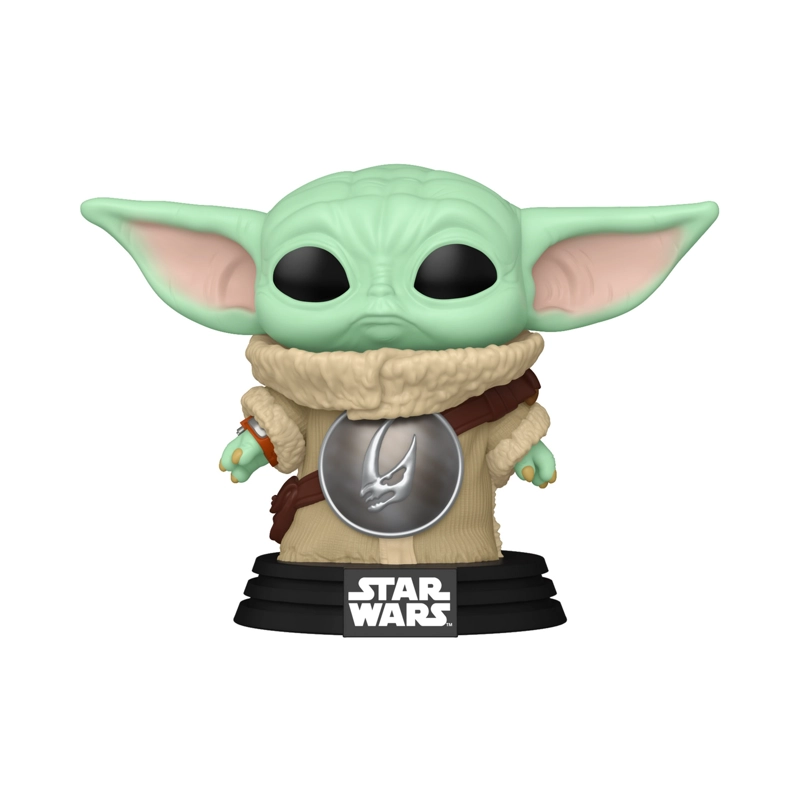 FUNKO POP! GROGU WITH MUDHORN CHEST ARMOR STAR WARS #819 - 1