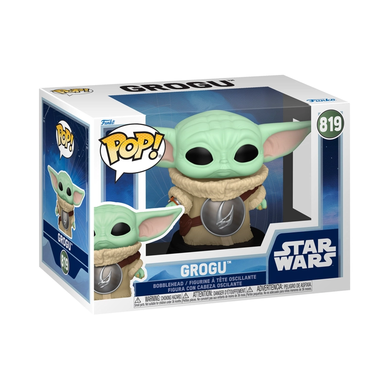 FUNKO POP! GROGU WITH MUDHORN CHEST ARMOR STAR WARS #819 - 2