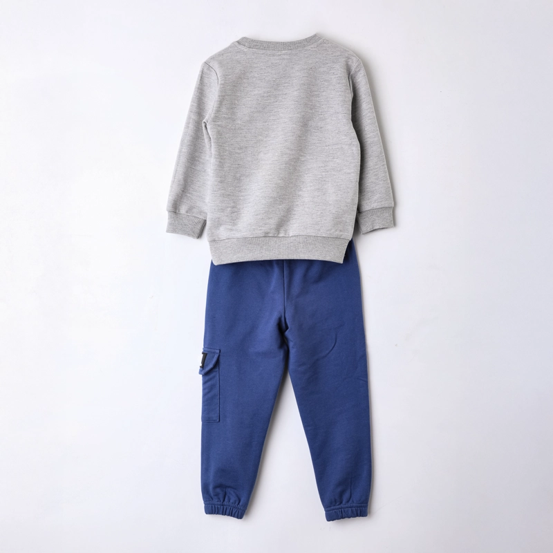 CONJUNTO BUZO NIÑO SPIDERMAN MARVEL CARA GRIS - 3