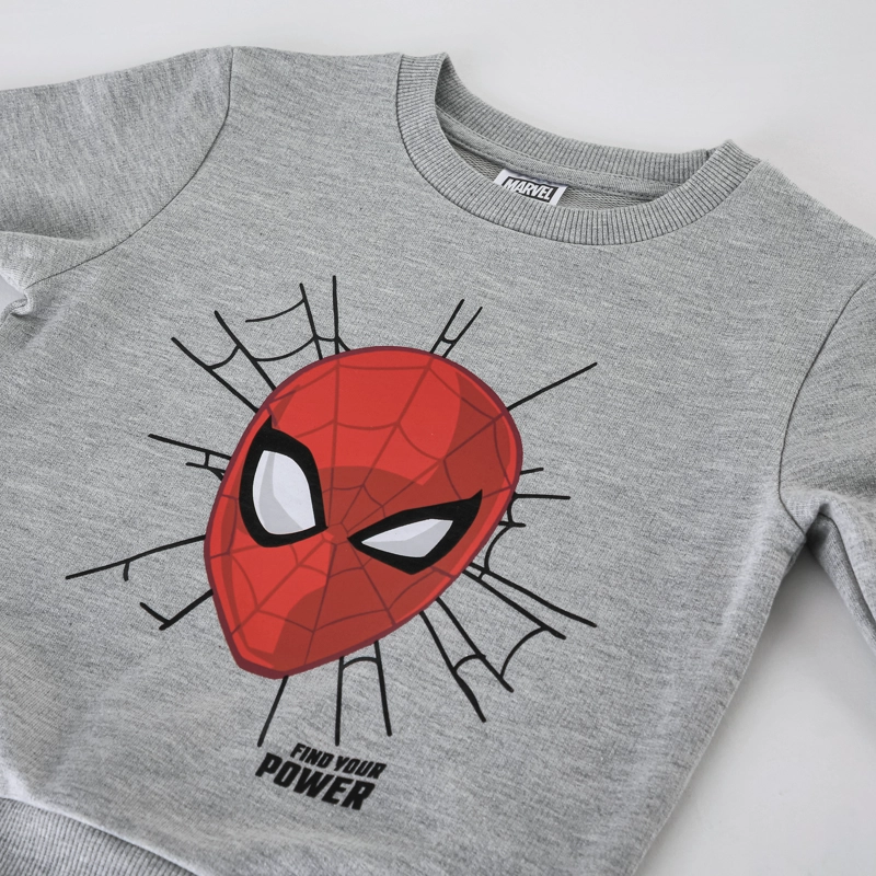 CONJUNTO BUZO NIÑO SPIDERMAN MARVEL CARA GRIS - 4
