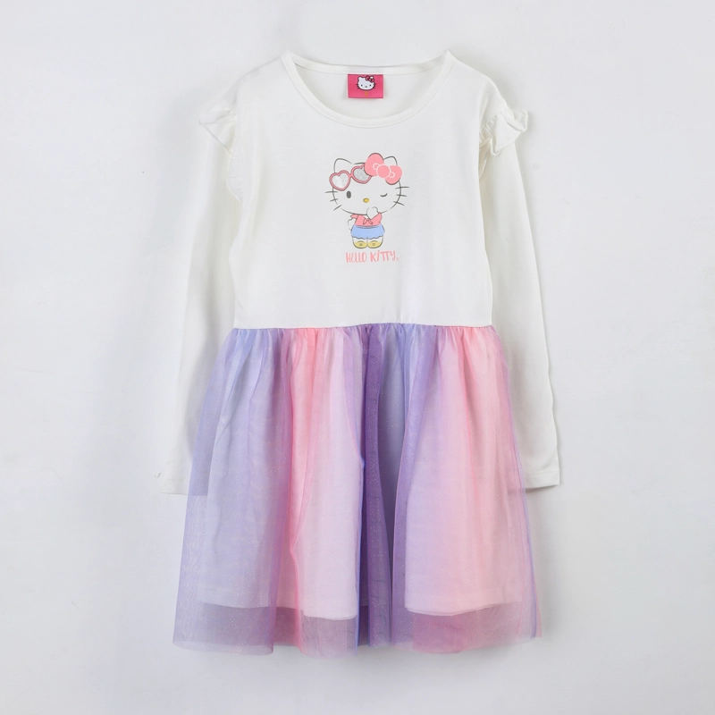 VESTIDO TUL NIÑA HELLO KITTY MULTICOLOR - 1